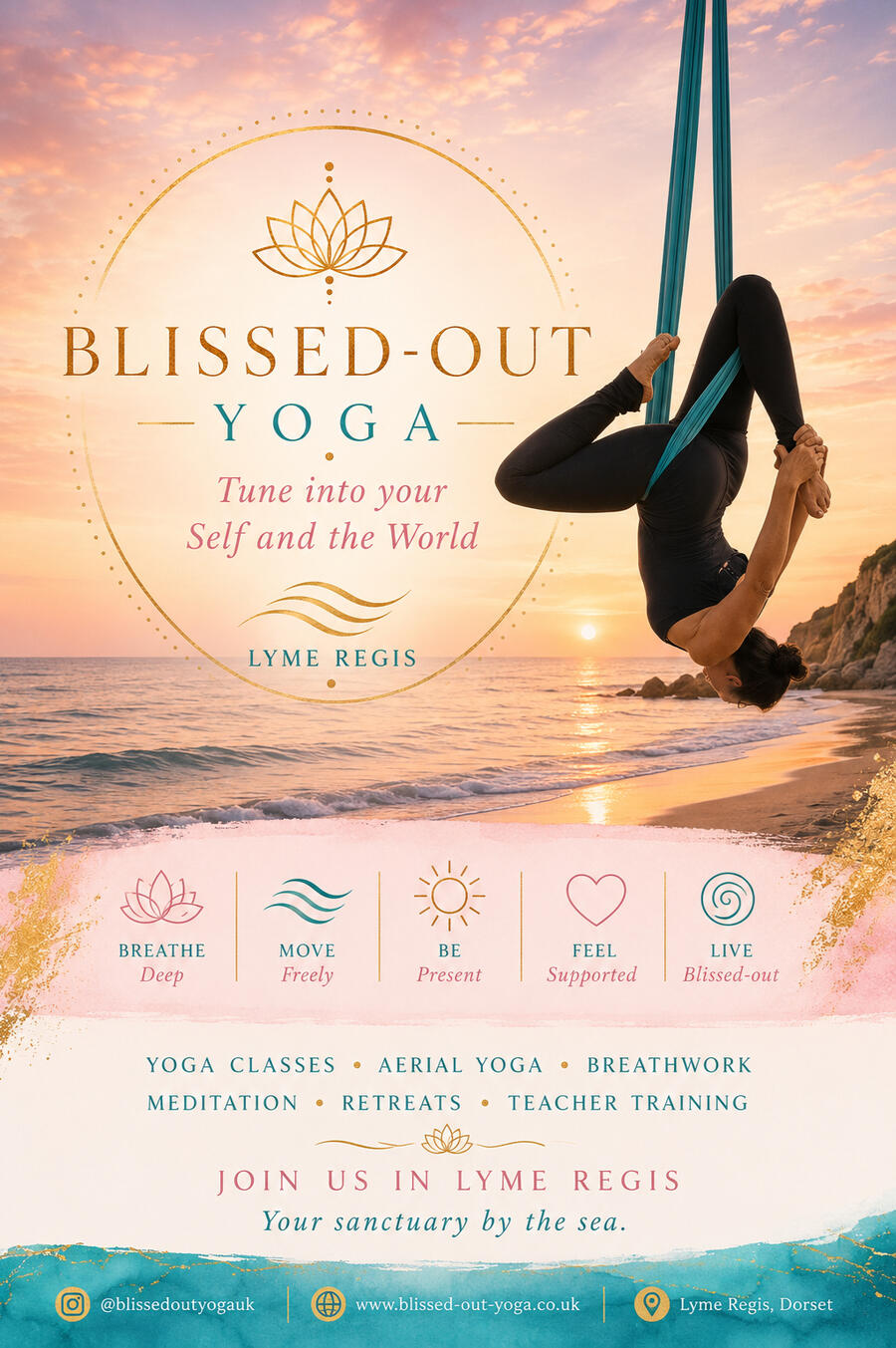 Blissed-out Aerial Yoga